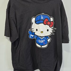 MLB Los Angeles Dodgers Hello Kitty 2XL SHIRT